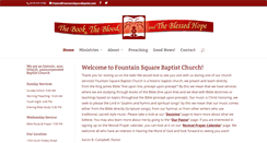 Desktop Screenshot of fountainsquarebaptist.com